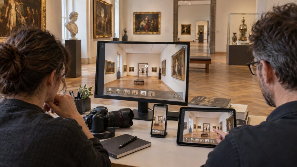Izrada virtuelne ture za muzeje galerije - CIFRA MEDIA